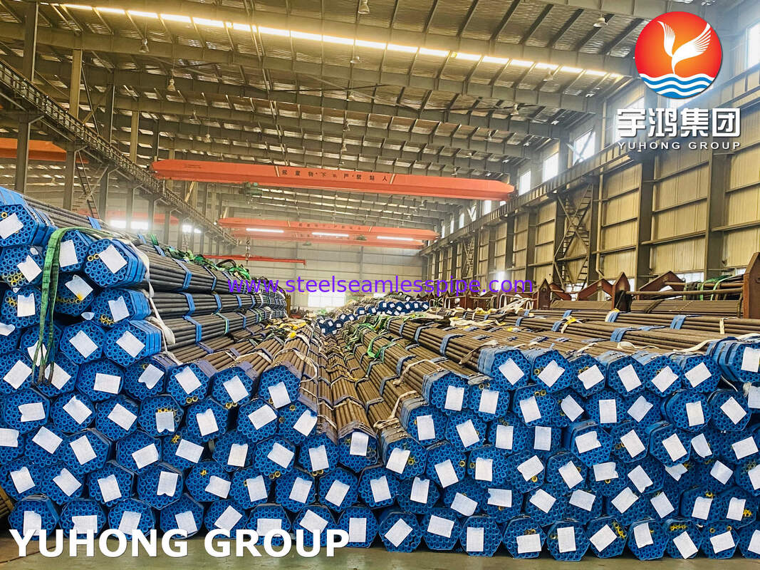 أنابيب فولاذية خالية من الخيط 12Cr1MoVG (12Х1МФ) ، تصنيع حسب TU 14-3R-55-2001 و GB/T 5310 للكبائن عالية الضغط ومبادلات الحرارة في الغلاف والأنابيب