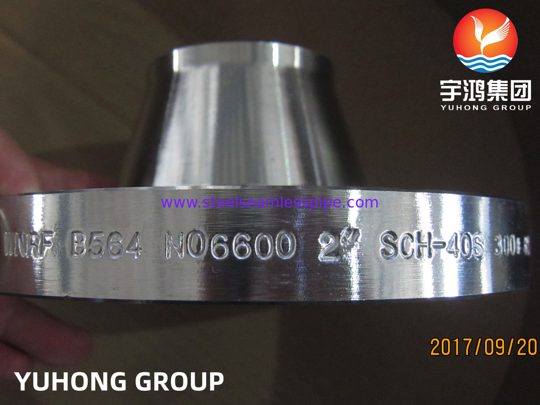 ASTM B564 Inconel 600 / UNS N06600 فولاذ سبيكال سبيكال الصلب الصفائح اللاصقة