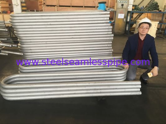 الفولاذ المقاوم للصدأ يو بيند أنبوب، 100٪ اختبار الدوامة الحالية واختبار الهيدروستاتيكي، 19.05mm x 1.65mm، تطبيق مبادل حراري