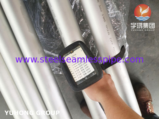 الفولاذ المقاوم للصدأ الأنابيب الملحومة، ASTM A312 TP316Ti، B16.10 وB16.19، 6M، PE / BE، سطح الانتهاء HOT