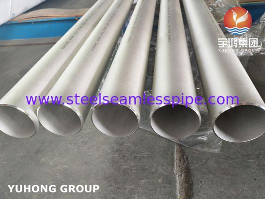 الفولاذ المقاوم للصدأ الأنابيب الملحومة، ASTM A312 TP316Ti، B16.10 وB16.19، 6M، PE / BE، سطح الانتهاء HOT