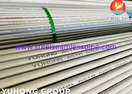 الفولاذ المقاوم للصدأ أنبوب سلس ASTM A269 / A269M-15A TP304 أنبوب المرجل الصلب