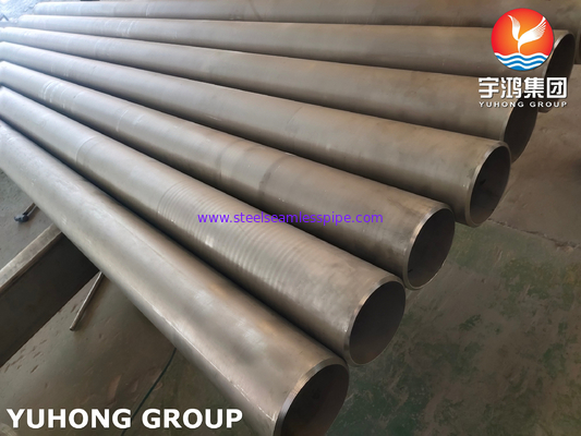 ASTM A376 TP347H أنبوب غير ملحوم من الفولاذ المقاوم للصدأ مع مخلل وملدن