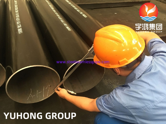 ASTM A106 Gr. B أنابيب الصلب الكربوني غير الملحومة سطح النفط الأسود
