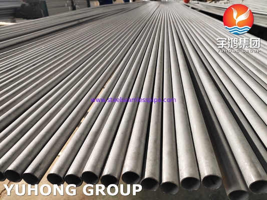 ASTM A789 S31803 S32205 المواسير والأنابيب الفولاذية المزدوجة والفولاذ المقاوم للصدأ والسبائك الفولاذية غير الملحومة 6M / PC 12M / PC ISO9001