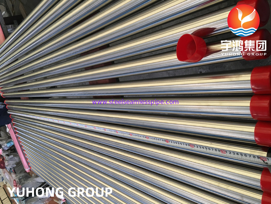 ASTM A213 / ASME SA213 الفولاذ المقاوم للصدأ 304 أنبوب صلب لامع غير ملحوم
