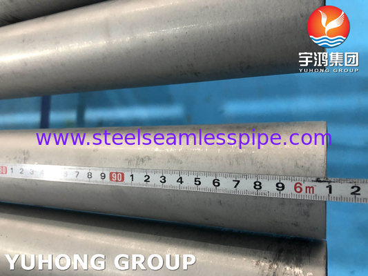 ASTM A789 / ASME SA789 UNS S32205 أنابيب الفولاذ المزدوج غير الملحومة والملحومة للغلادة