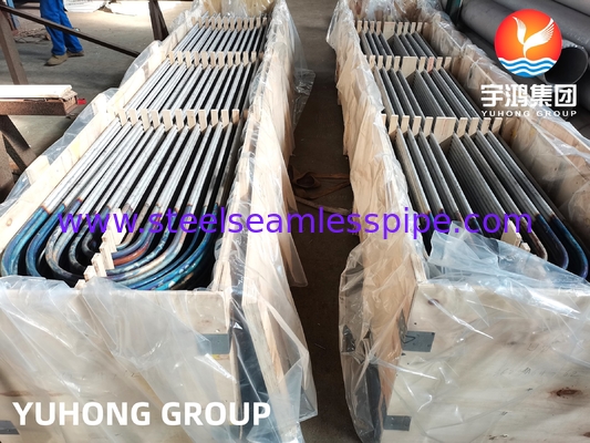 SA213 TP316L مبادلة الحرارة u أنبوب ثنائي بدون خيوط 100%