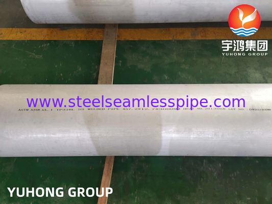 ASTM A358 CL1 TP316L أنبوب لحام من الفولاذ المقاوم للصدأ لخدمة درجات الحرارة العالية