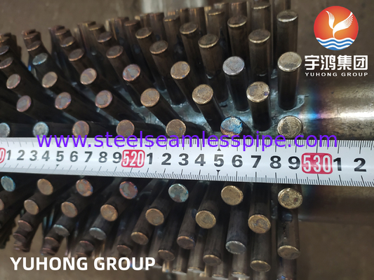 ASTM A213 T9 ALLOY STEEL FIN TUBE أنبوب مغلف للمبادلات الحرارية