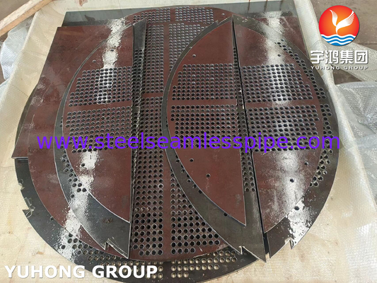 ASME SA516 GR.70N عازل قطاعي مزدوج لتطبيق مبادلة الحرارة
