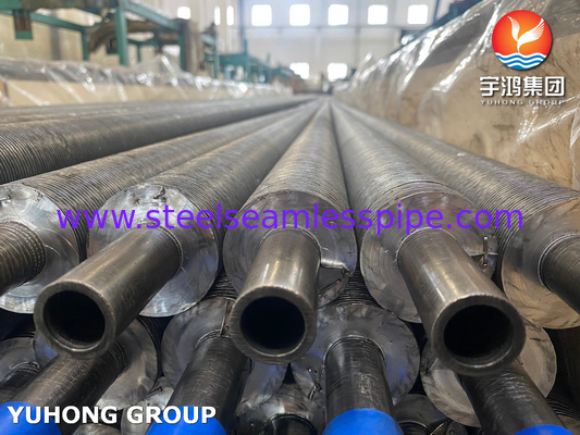 ASME SA210 Gr A1 أنبوب بلا خيوط Al1060 ألومنيوم فين مضمن أنبوب G نوع فين لصناعة النفط والغاز