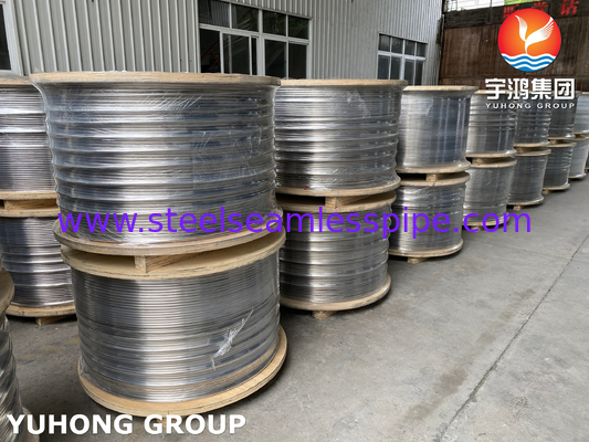 ASTM A269 TP304L TP316L TP316Ti الأنبوب الملفوف المطاوئ من الفولاذ المقاوم للصدأ لصناعة الكابلات