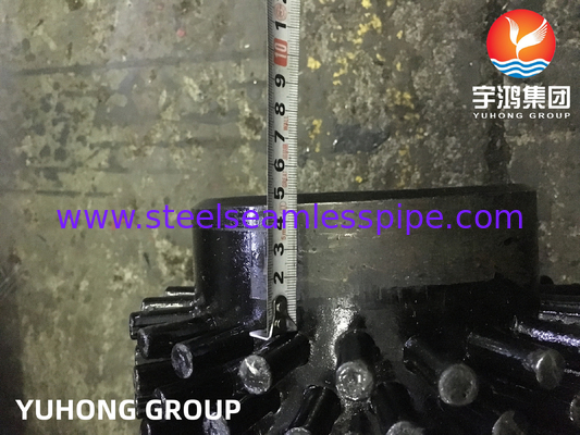 ASME SA335 P9 أنابيب الفولاذ سبيكة مع 13 Cr SS410 بخار إصلاح الفرن أنابيب مغلفة