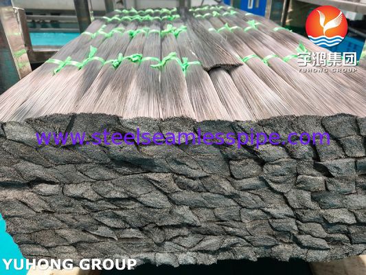 SUS304 أنابيب الشعيرات من الفولاذ المقاوم للصدأ ذات الشعاع الساطع للآلات الطبية ISO9626