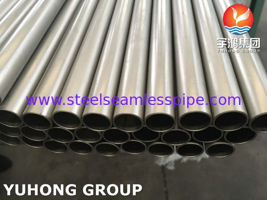 أنابيب غير منسقة من سبيكة التيتانيوم ASME SB338 / ASTM A338 GR.7
