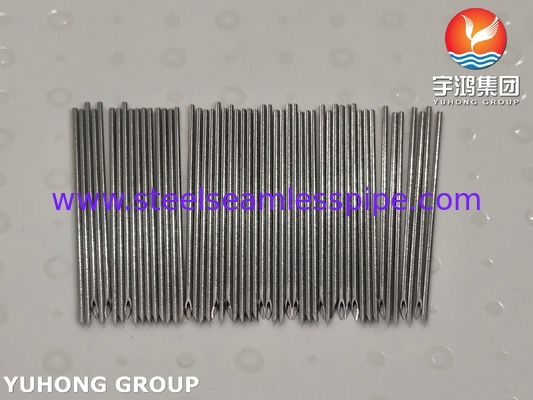 ISO9626 SUS304 21G الصلب المقاوم للصدأ الطبي الأنبوب الإبرة الحقن الوريدي نقطة ثلاثية محفوفة