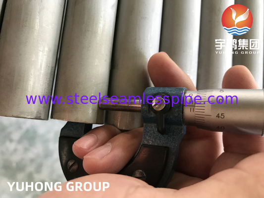ASTM A213 / ASME SA213 TP304 أنبوب مبادل الحرارة السلس من الفولاذ المقاوم للصدأ