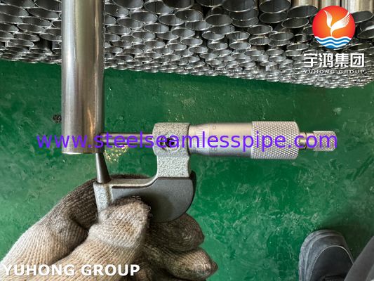 أنبوب ملحوم من الفولاذ المقاوم للصدأ ASTM A249 TP316L، مصلب ساطع