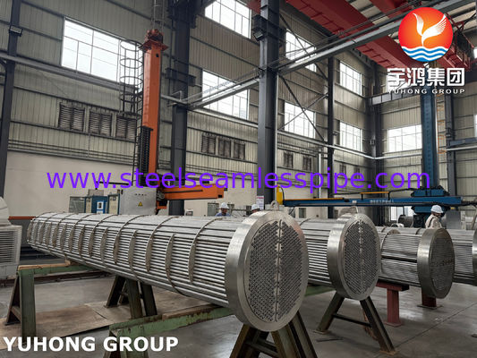 تم فحص BV SA182 F11 GR.2 قشرة الأنبوبات ومبادلة الحرارة الأنبوبية TEMA R نوع لنقل الحرارة الأمثل