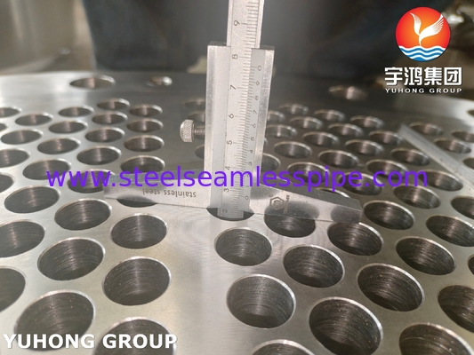 ASTM A182 F316L أوراق أنابيب المبادل الحراري من الفولاذ المقاوم للصدأ