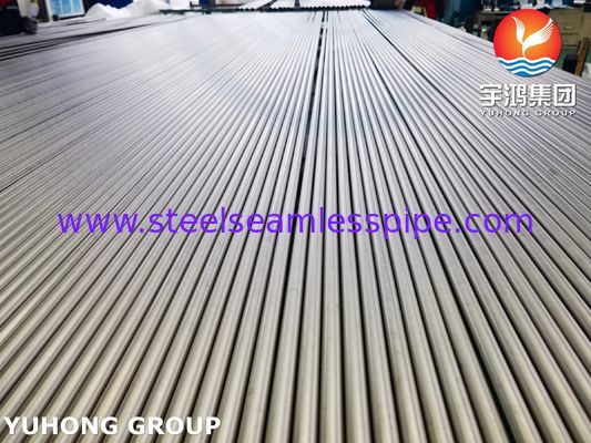 ASME SB338 الدرجة 2 UNS R50400 أنبوب التيتانيوم السلس المقاوم للتآكل للمواد الكيميائية والبحرية ومبادلة الحرارة