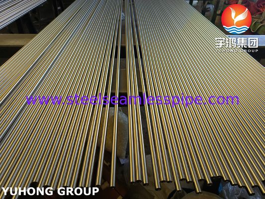 ASTM A789 UNS S32750 Super Duplex 2507 الأنابيب الخالية من الخياطة السطحية الملتهبة الساطعة