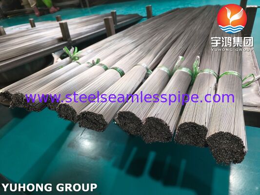 SUS304 ISO9626 أنابيب الشعيرات الدموية المطاومة من الفولاذ المقاوم للصدأ لإبرة طبية تحت الجلد