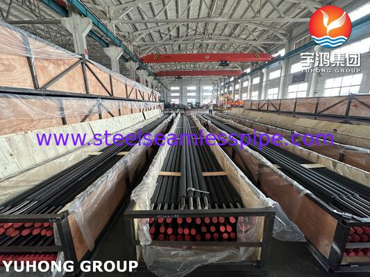 ASTM A213 T91 أنبوب فولاذي غير ملحوم مع أنبوب زعانف مسننة CS، تطبيق HRSG (مولد البخار لاستعادة الحرارة)
