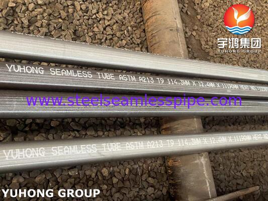 أنابيب الغلايات ASTM A213 T9 للمبادلات الحرارية ذات الغلاف والأنبوب