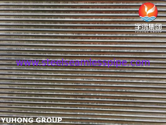 أنابيب بلا مسام من الفولاذ المقاوم للصدأ ASTM A268 TP410 1.4006 أنابيب الفرن لصناعة التكرير