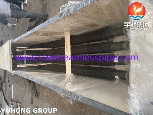 أنابيب ذات أجنحة متسلسلة ASTM A335 P9 لنظم استرداد الحرارة النفايات