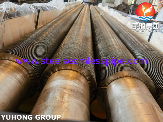 أنابيب ASTM A269 TP321 HFW ذات الزعانف لاستعادة الحرارة المفقودة