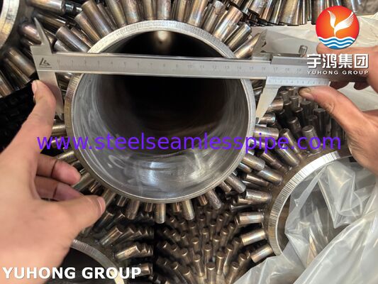 أنابيب ASTM A335 P22 ذات الزعانف المرصعة لتوليد الطاقة الحرارية