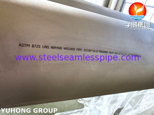 ASTM B725 مونيل 400 النيكل سبائك الأنبوب المطاطي مع مقاومة التآكل والأبعاد المخصصة
