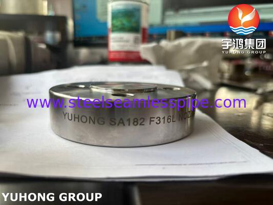 ASME SA182 F316L فلنج من الفولاذ المقاوم للصدأ فلنج الفوهة المقلدة لأوعية الضغط