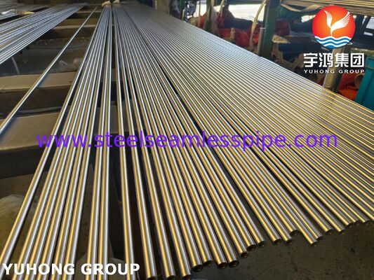 أنبوب غير مسموم من الفولاذ المقاوم للصدأ فائق النسخة من ASTM A789 UNS S32750