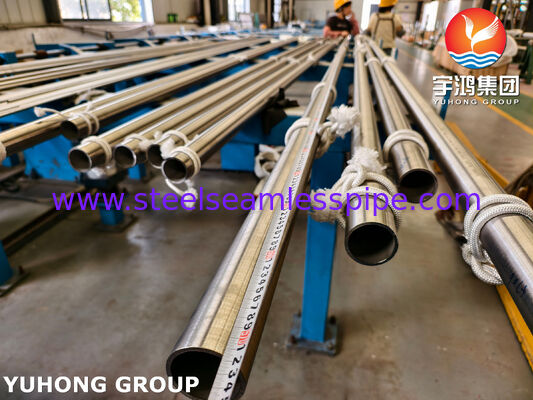 ASTM B464 UNS N08020 / 2.4660 / Alloy20 سبيكة نيكل ملحومة أنابيب لصناعة البتروكيماويات