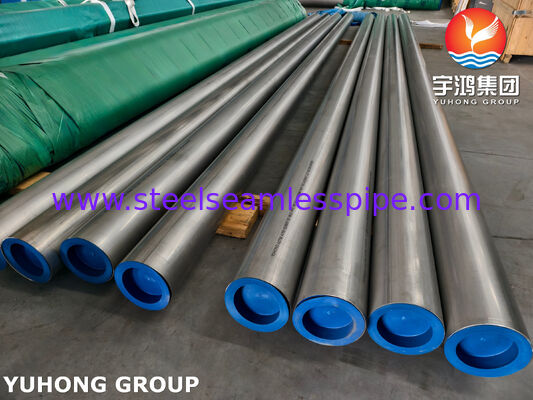 أنبوب فولاذي مزدوج ملحوم ASTM A790 UNS S31803 أنبوب مزدوج 2205 ملحوم