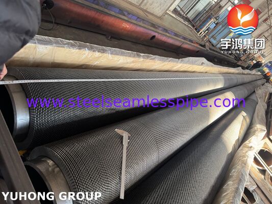 ASTM A335 P22 الأنابيب ذات الزعانف المسننة لمقتصدات HRSG