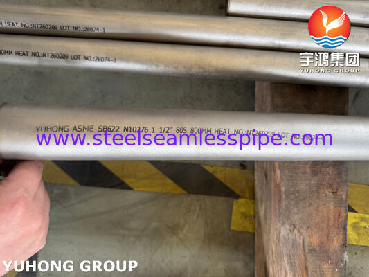 ASME SB622 UNS N10276 الأنبوب الخالي من الخياطة من سبيكة النيكل Hastelloy C276 Tube Exchanger Tube