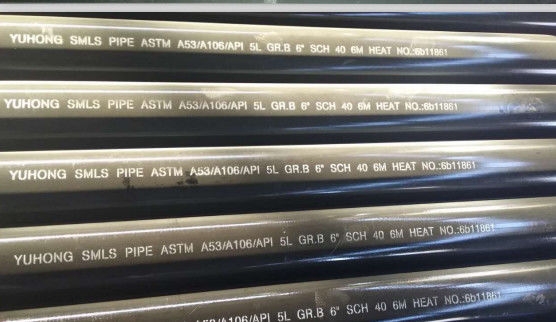 Api 5l Gr B Od 4 Inch 6000MM سلس الفولاذ المقاوم للصدأ أنبوب