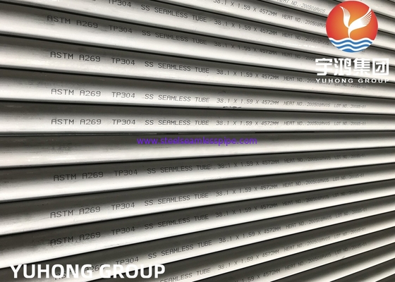 ASTM A269 TP304 TP304L TP316L SUS316L 1.4404 أنبوب غير ملحوم من الفولاذ المقاوم للصدأ 6 متر ، أنبوب مبادل حراري للغلاية
