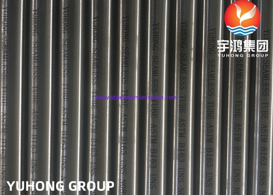 ASTM B163 / ASTM B704 سبائك النيكل غير الملحومة Incoloy 825 لصناعة العمليات الكيميائية وإنتاج الأحماض