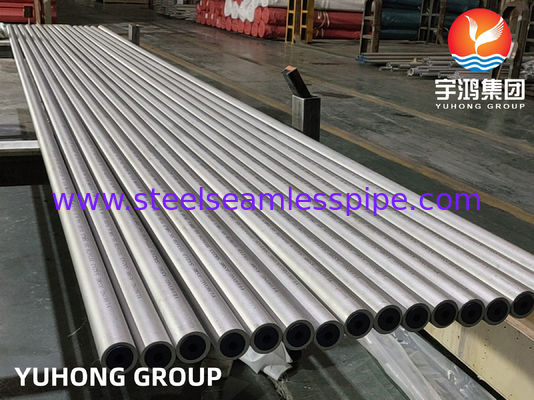 ASTM A213 TP347H / EN 1.4961 الأنبوب الخالي من اللحام من الفولاذ المقاوم للصدأ أنبوب مبادل الحرارة