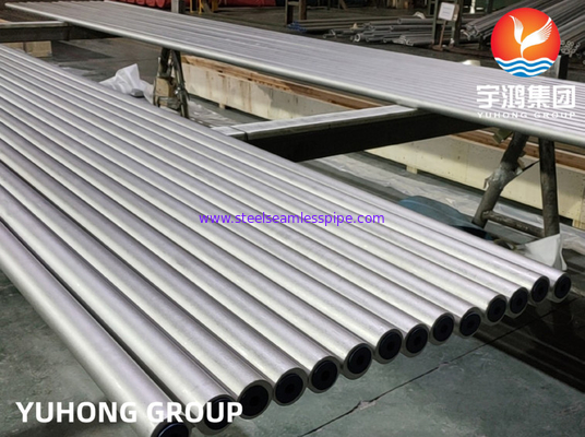 ASTM A213 TP347H أنبوب من الفولاذ المقاوم للصدأ غير ملحوم لتطبيقات مبادل حراري (مخلوط ومحلول)