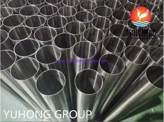 ASTM A270 TP304 الأنابيب الصحية للبيرة / الحليب / معالجة الأغذية