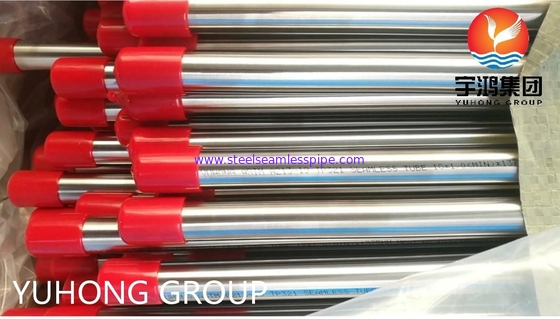 ASME SA213 TP321 أنبوب مصقول من الفولاذ المقاوم للصدأ غير ملحوم لمبادل حراري ومسخن للغلاية