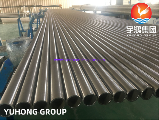 ASTM B163 INCONEL 825 / UNS N08825 سبيكة أنابيب بلا مسام نيكل HT/UT متاحة