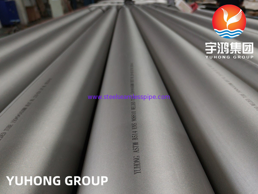 ASTM B514 Incoloy 800 / Incoloy 800H UNS N08800 / UNS N08810 الأنابيب المطاطية